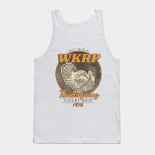 WKRP Turkey Drop Tank Top